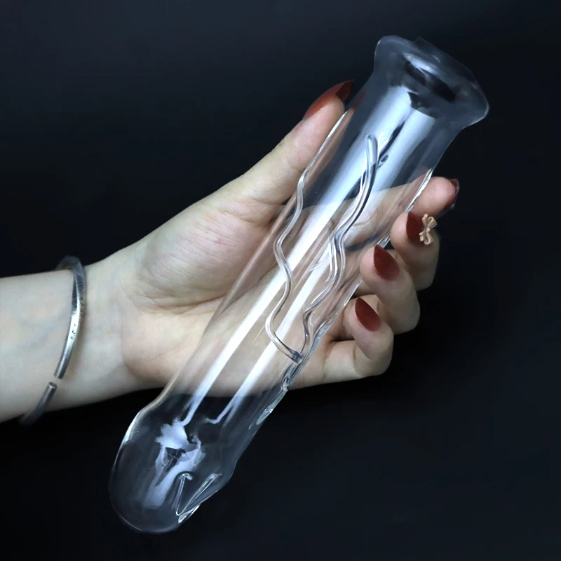 New Hollow Glass Dildo Anal Plug Anal Dilator Vaginal Massager Female Masturator 4 Style Anus Sex Toys For Women Men Sex Shop 18