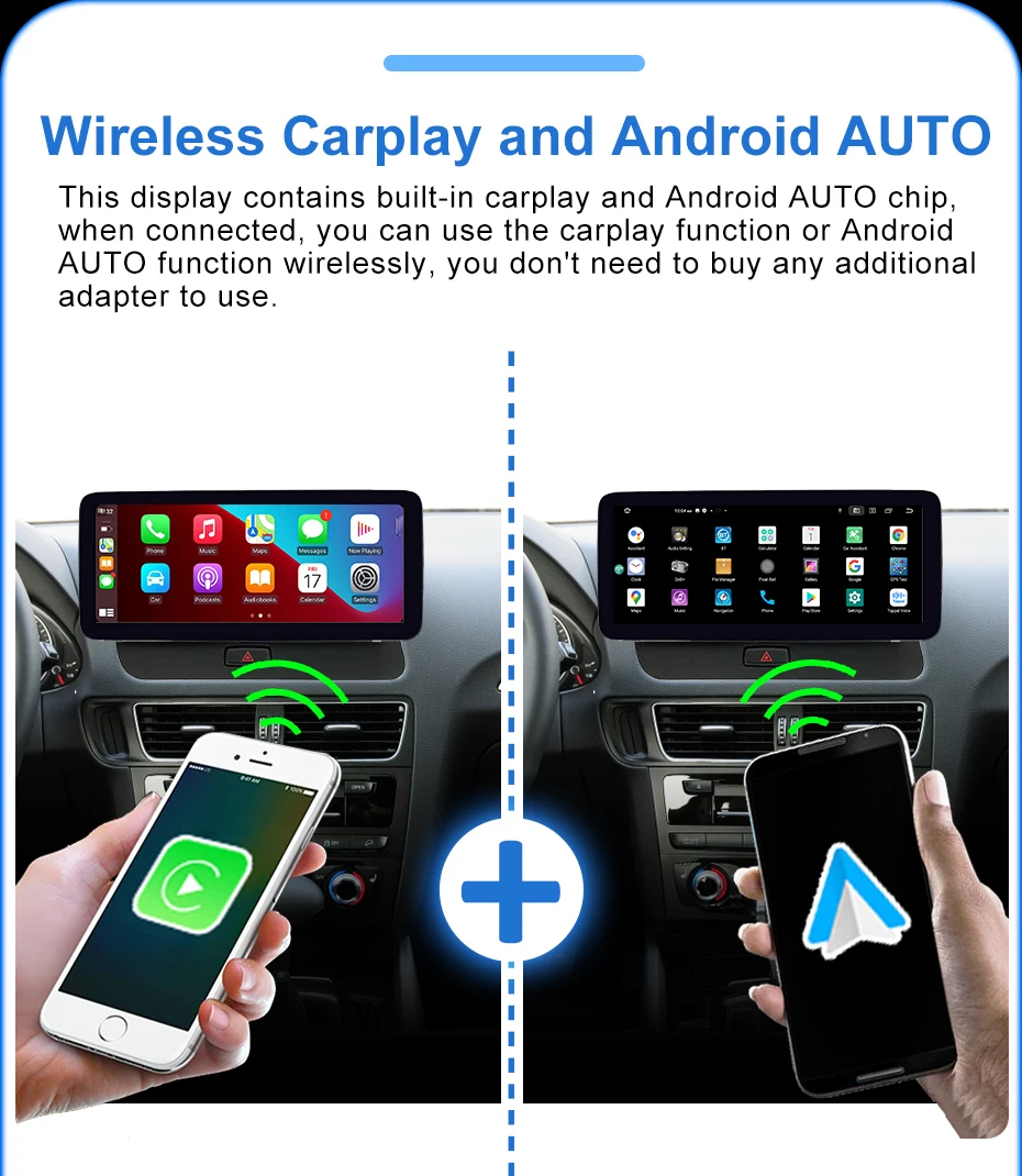 12,5' Linux Android Auto Autoradio 1920*720P Multimedia-Player-Bildschirm für Audi Q5 2009-2016 Carplay Bluetooth Navigation 2 DIN – Detail 9