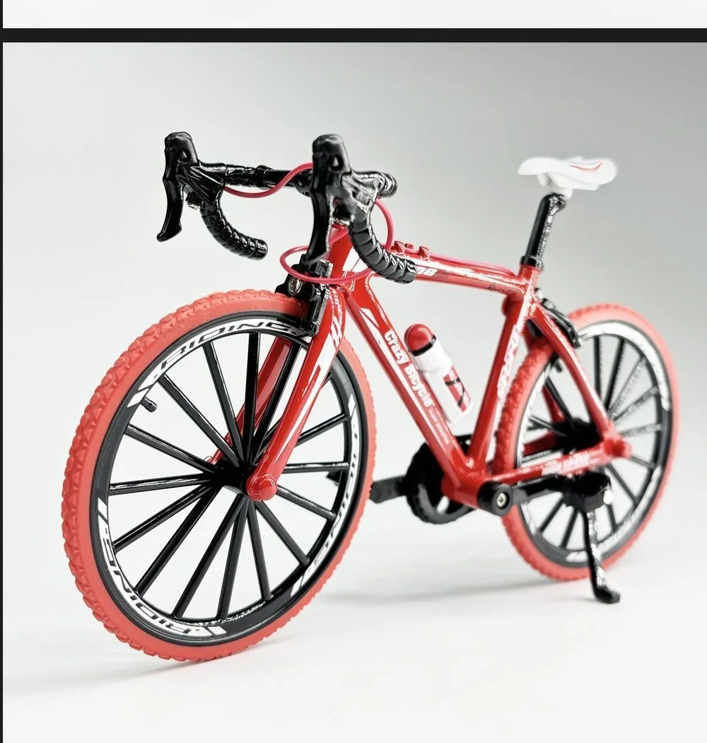 1-8 DIY gratis montage fiets simulatie legering automodel kinderspeelgoedjongen ornament