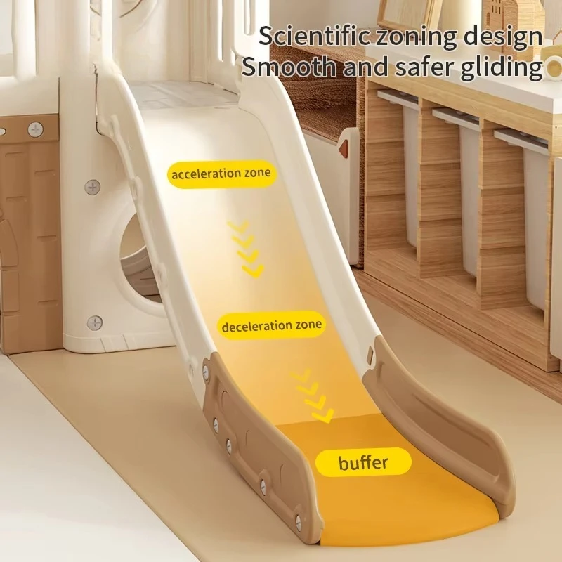 ベビービッグトイズ キッズファミリークライミングプレイグラウンド 室内プレイルーム プラスチック製滑り台 キッズダブルスライド