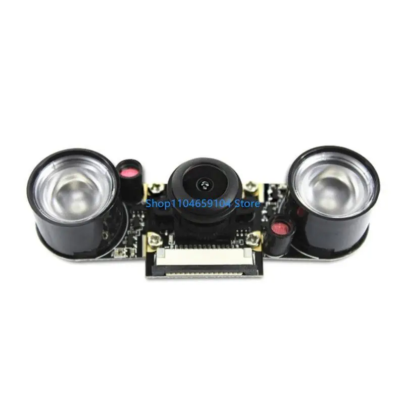5MP Camera Module with 130 Degree Wide Adjustment Focusing and For RPi 3B 4B 3B+ Compatible