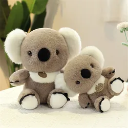 Koala en peluche pour enfants, poupées d'animaux en peluche, ours kawaii, cadeaux d'anniversaire et de Noël pour enfants, décoration de chambre, chaud et doux