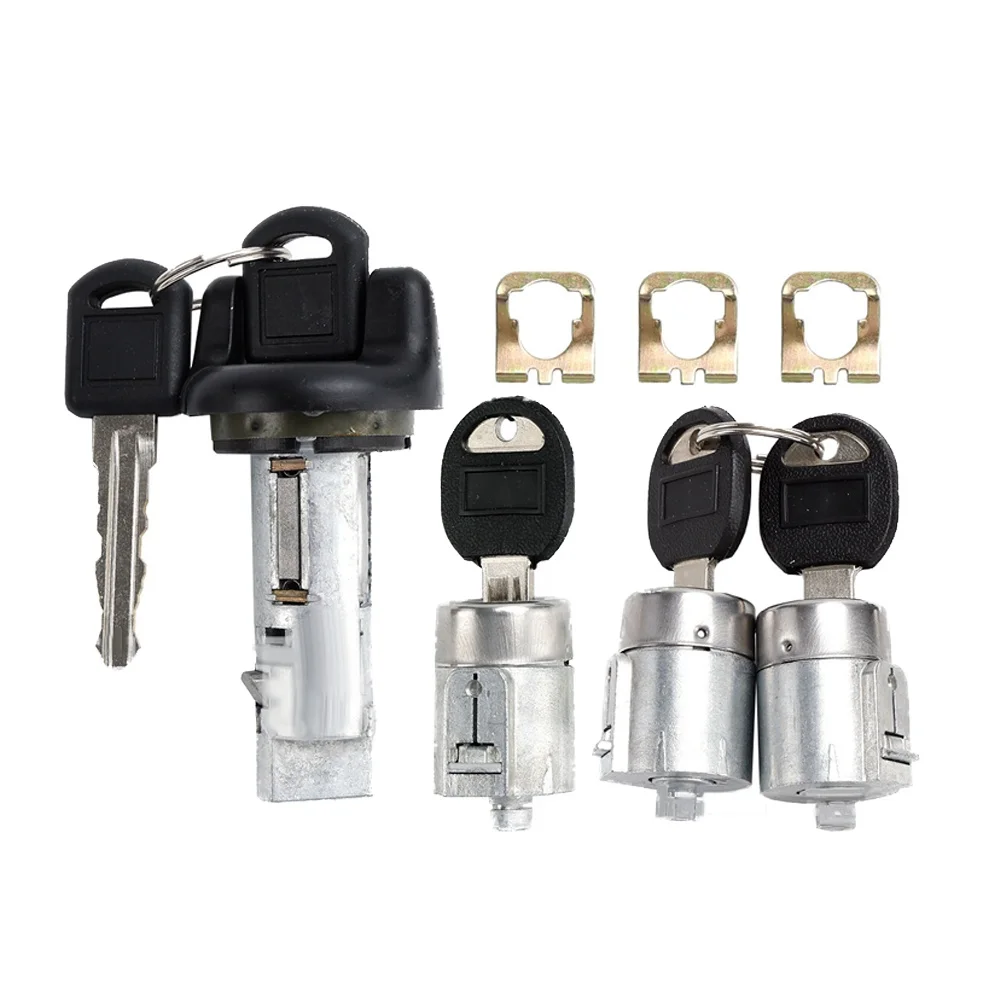 

As Shown Door Lock Set Door Lock Set With Keys Replacement Kit Compatible 98-99 Models Ignition Switch Cylinder