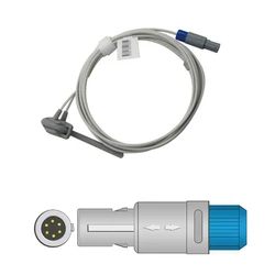 Compatible with Biocare,ADECON 6 Pin single Type of Monitor Spo2 Probe Sensor. Reusable Blood Oxygen Sensor Cable for Oximeter