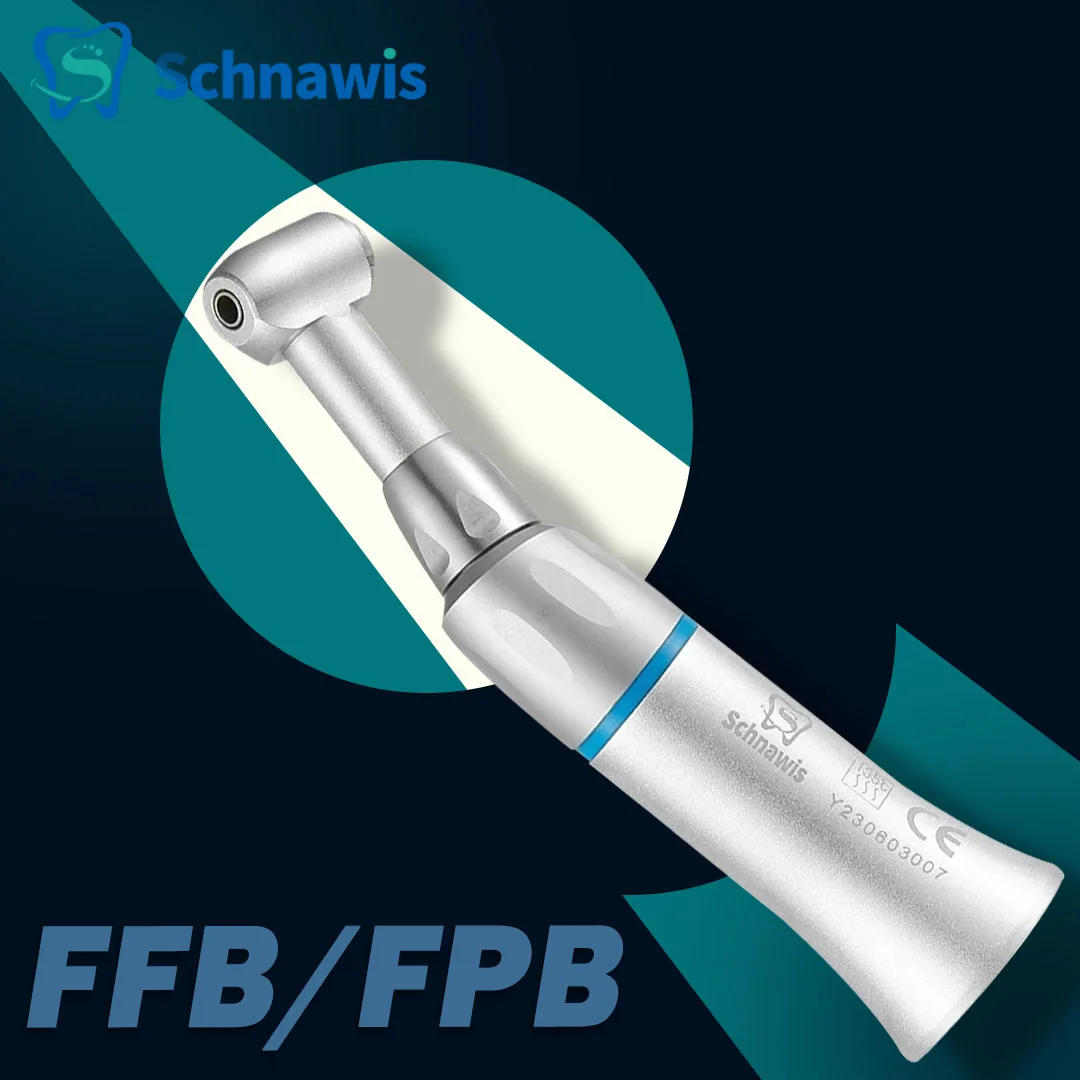 Schnawis Push Button Dental Slow Low Speed Handpiece Contra Angle  For Dental Lab Equipment Micromotor Polishing Tool