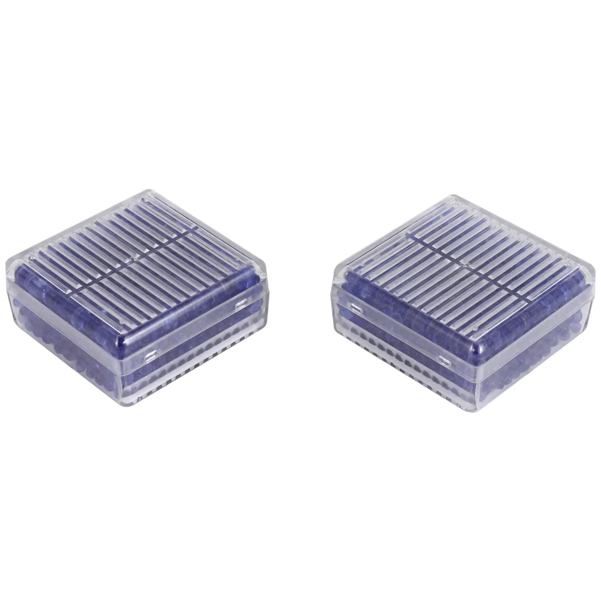 SMIEA 2pcs Blue Indicating Silica Gel Desiccant Moisture For Absorb Box Reusable