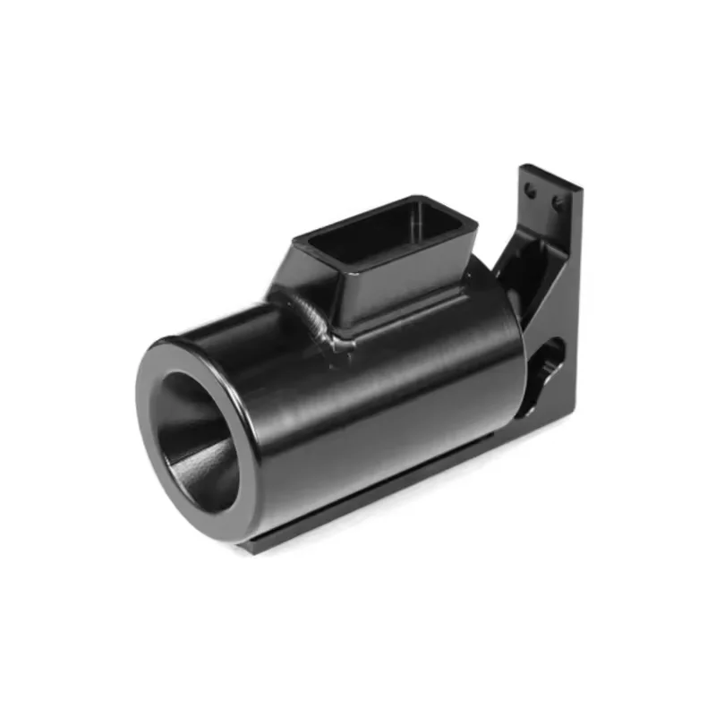 

RC 1/14 металлический выхлопной бак, обновленный черный G-6013-L для Tamiya SCANIA Man RC прицеп самосвал самосвал DIY модель прицепа