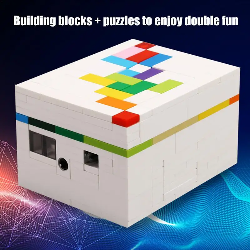 Nowe pudełko z puzzlami dla dorosłych Pudełko z łamigłówkami z tajemniczym zamkiem i magicznymi sztuczkami Tajna komora Gra intelektualna 3D Puzzle Lock Box