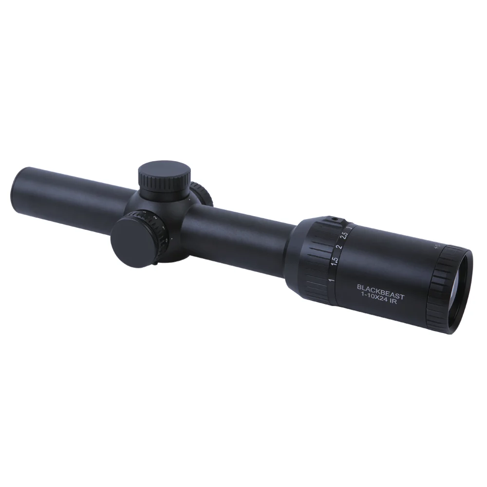 Red Win Blackbeast 1-10x24 LPVO Scope - Wilder F.O.V., Extrem