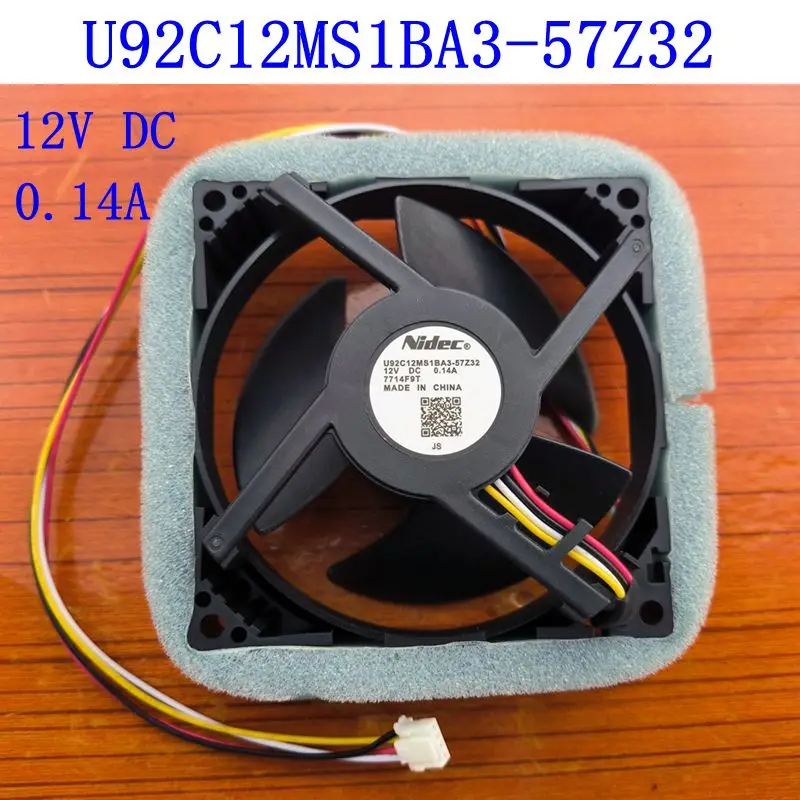 

Original Cooling Fan U92C12MS1BA3-57Z32 For Haier Refrigerator Replacement Freezer DC12V Fan 0.14A Repair Parts