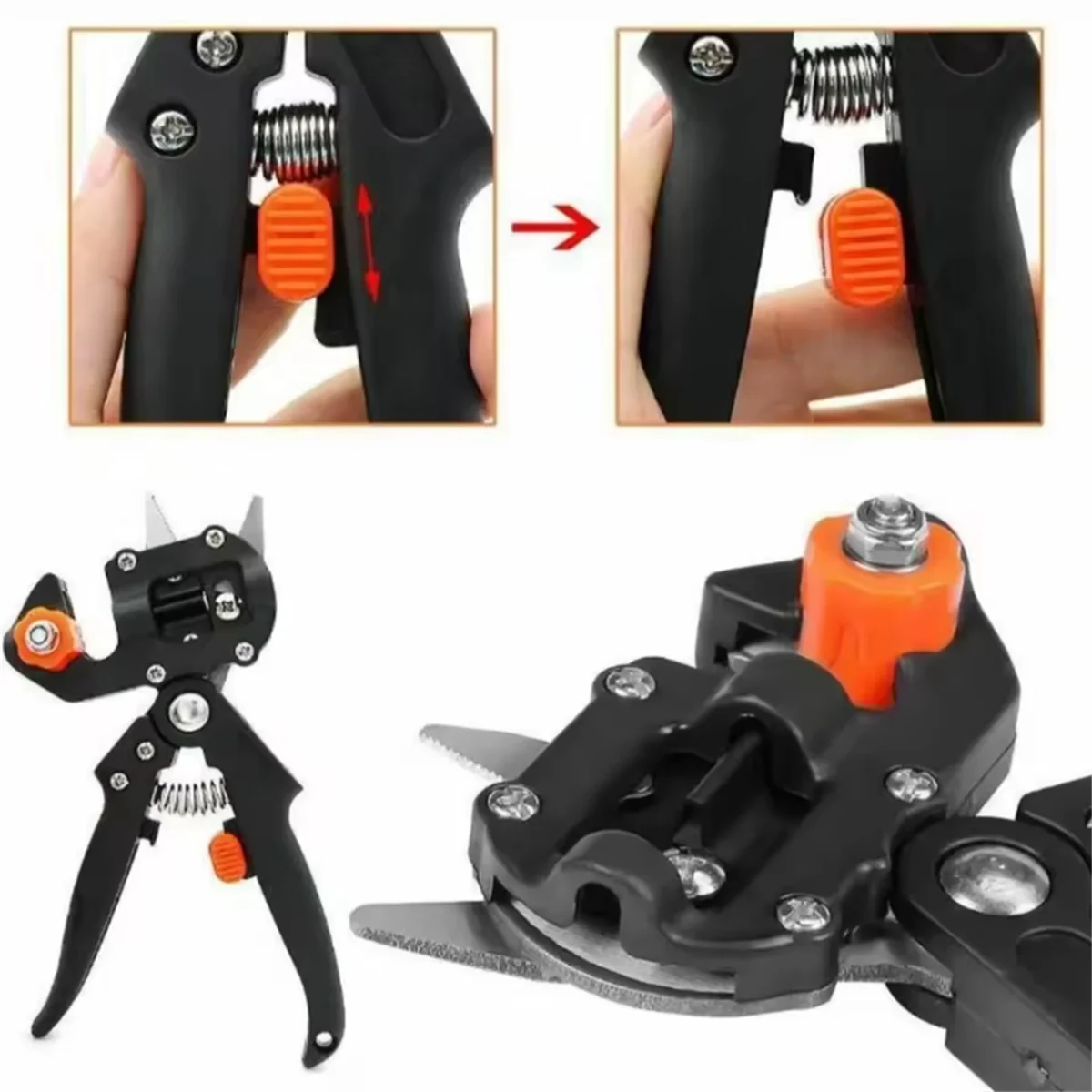 AAA87 9 шт. обрезной нож садовые инструменты профессиональные сельскохозяйственные секаторы ножницы для прививки секаторы для фруктовых деревьев