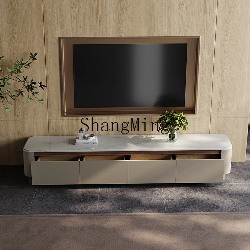

CL TV cabinet living room new light luxury high-end bedroom floor cabinet coffee table combination