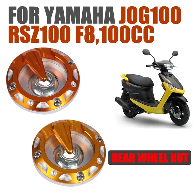 For Yamaha JOG100 RSZ100 F8 JOG RSZ 100 100CC Motorcycle Accessories Rear  Wheel Axle Cover Cap Screw Decorative Bolt Scooter - AliExpress