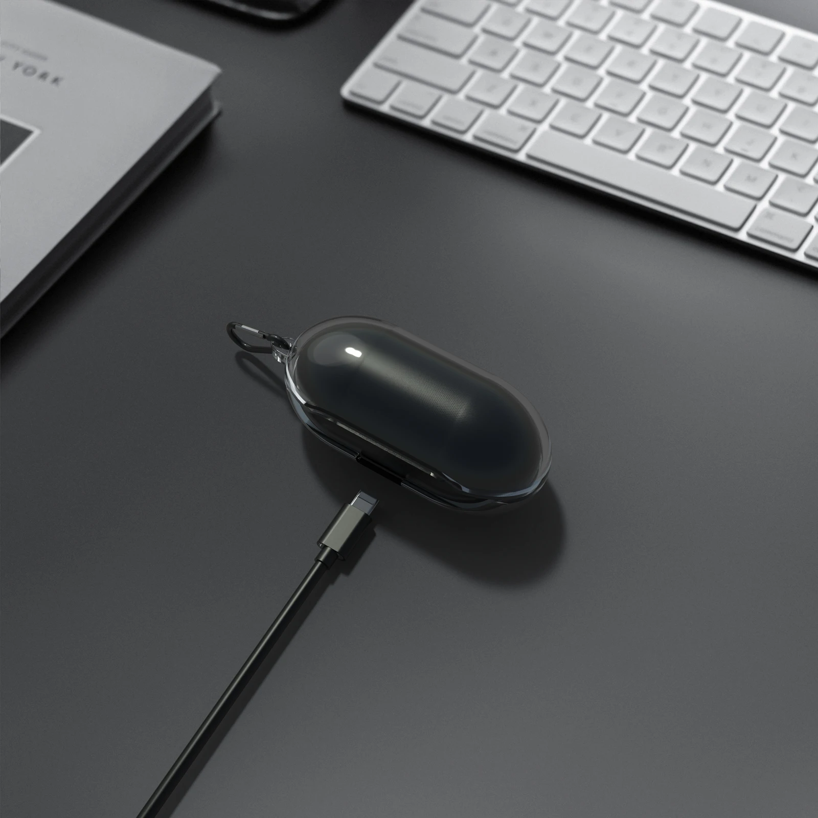 Custodia in TPU Geekria compatibile con auricolari True Wireless Sony WF-C500, Cover in pelle per auricolari