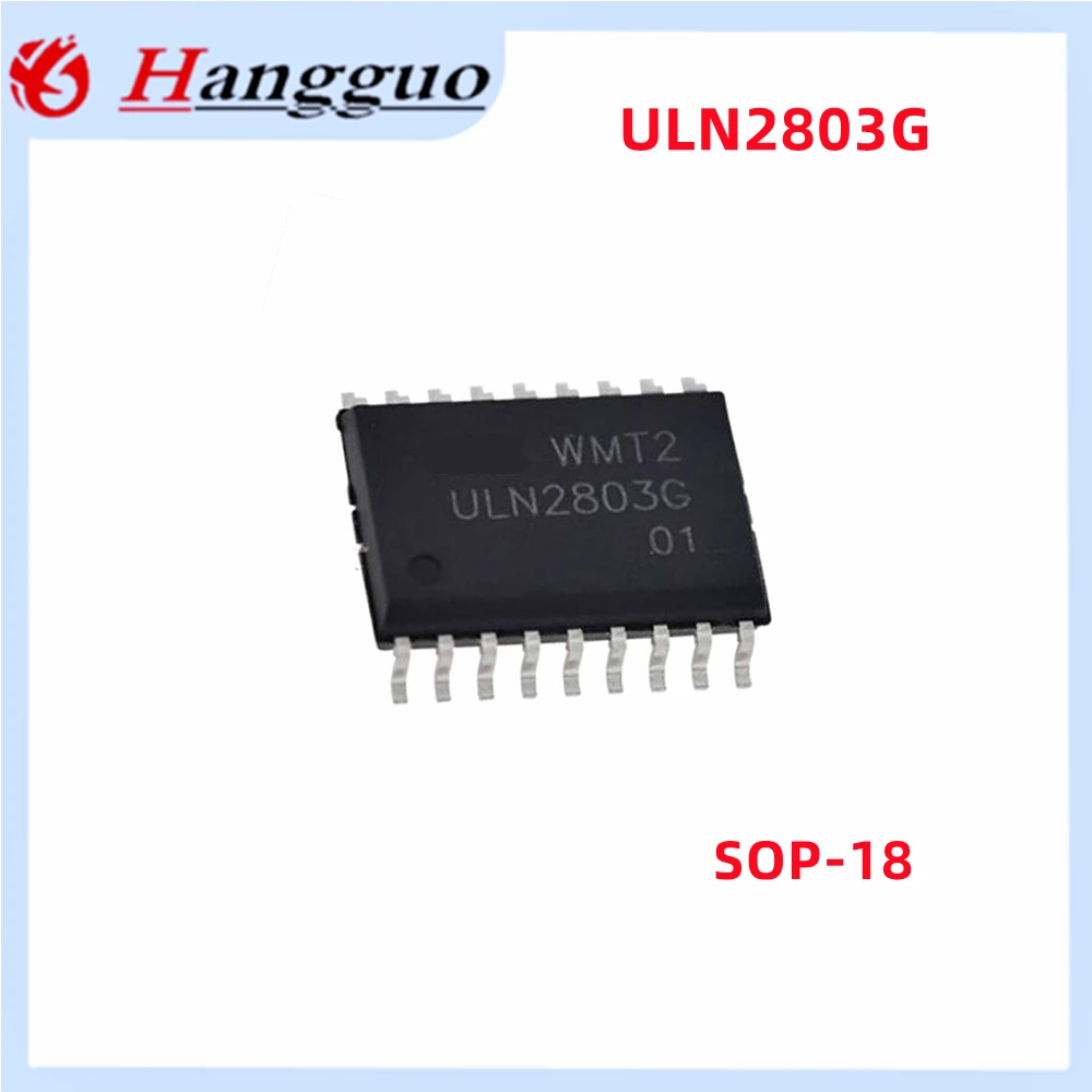 10pcs/Lot Original ULN2803G ULN2803  SOP-18 transistor array driver chip