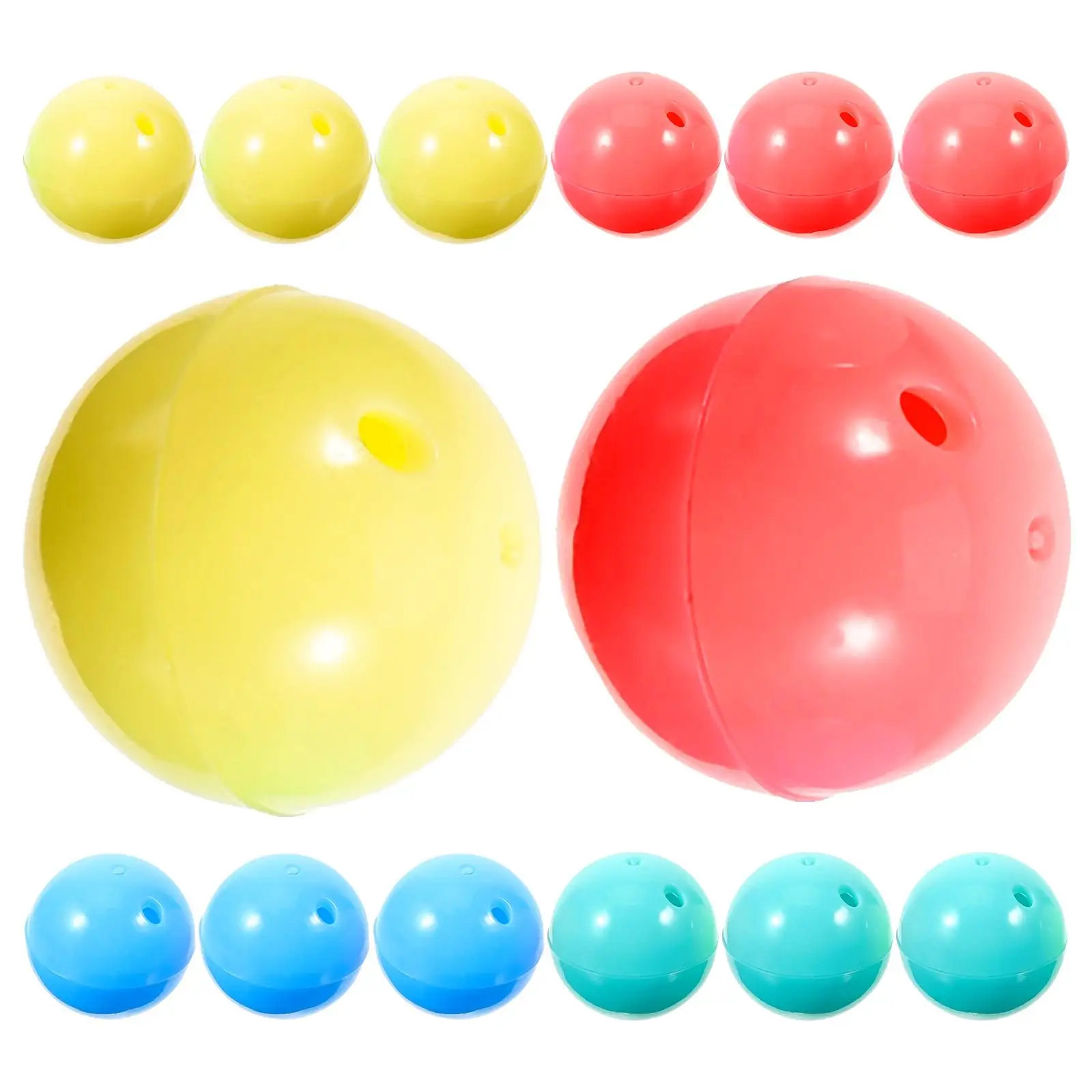 

20pcs Vending Machine Capsules Empty Round Balls Plastic Decor Empty Vending Machine Balls Party DIY Event Favor Toy