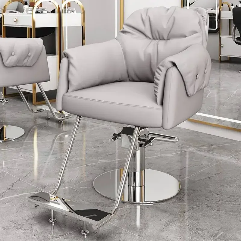 

Salon Chairs for Professionals Professional Hairdressing Chair Wheels Barber Shop Manicure Spa Pedicure Cover Leather Purpose