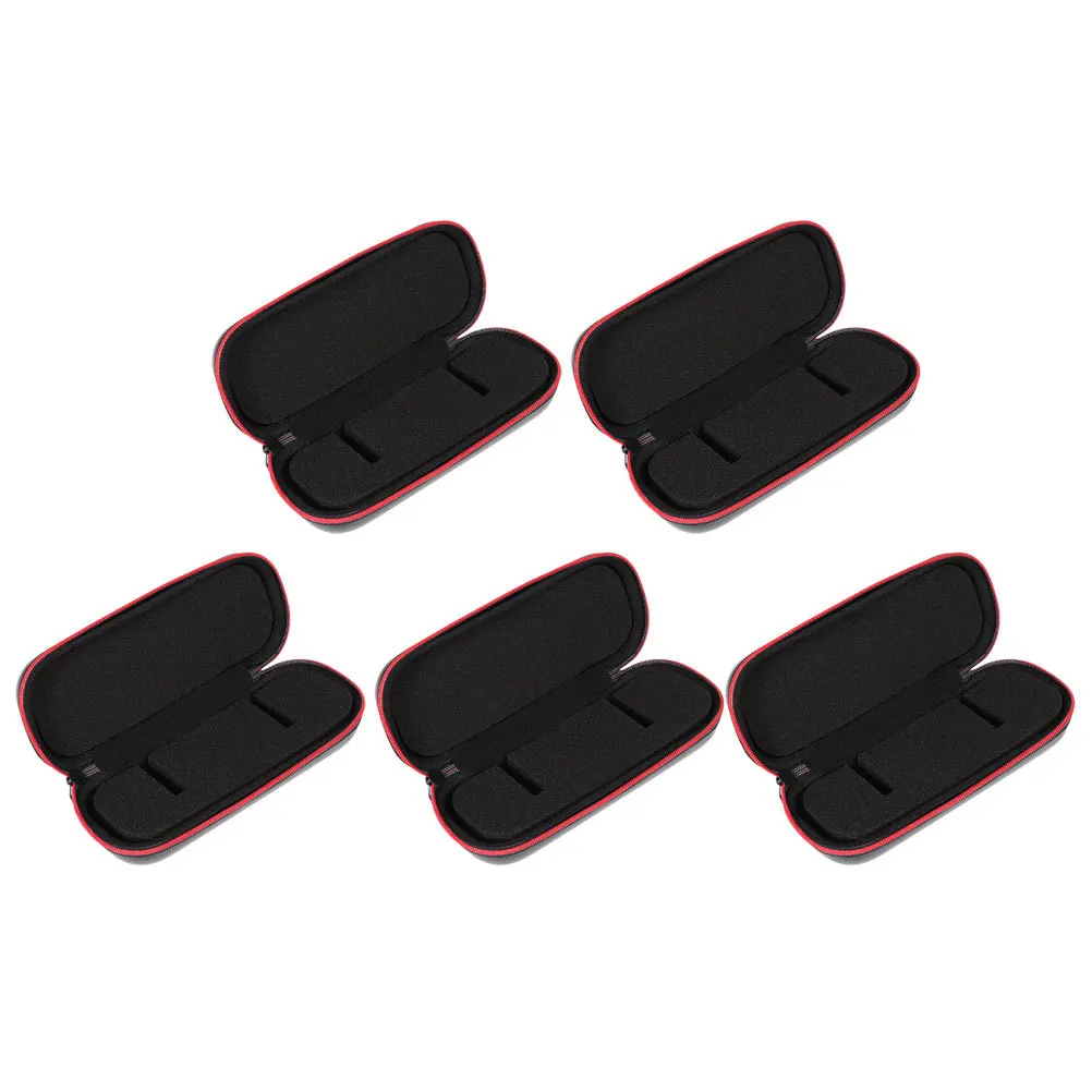 

5Pcs Watch Storage Case Portable Lightweight Eva Zipper Travel Watch Organizer Protective Holder Box Jewelry Case