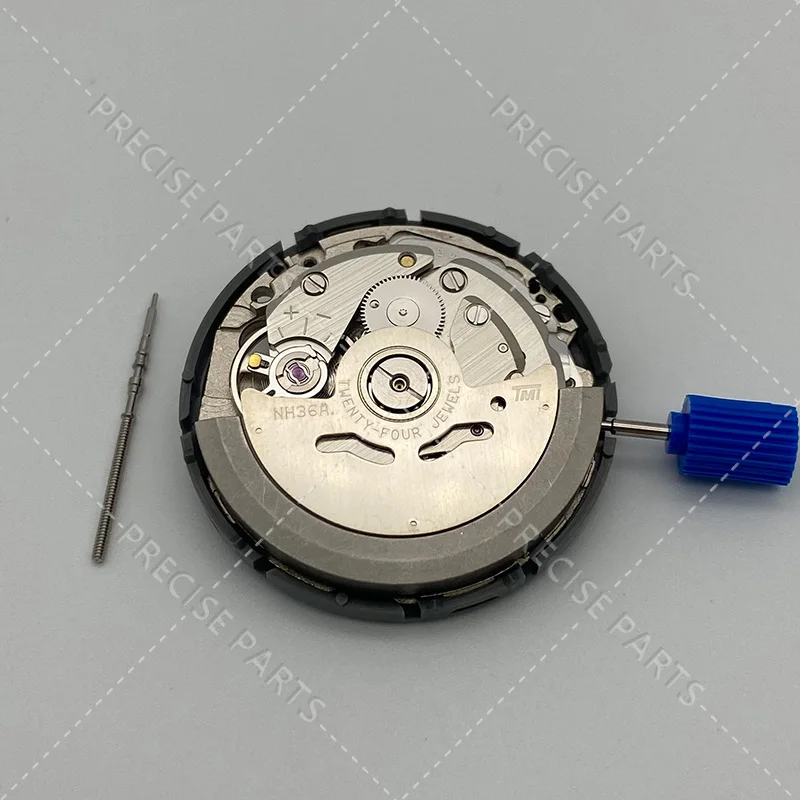 Automatic Watch Movement NH36A Japanese Movement Replacement Kit NH36 3.8 o'clock Date Crown White High Precision ﻿