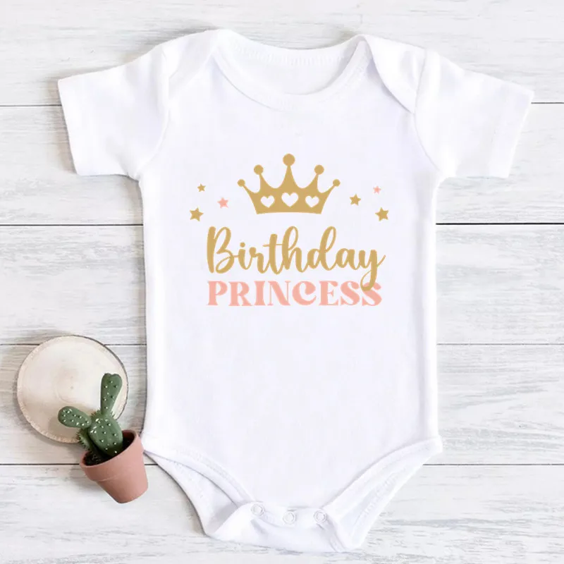 Baby Kids Girl Birthday Party Family Costume Father Mother Kids Tshirt Family Matching Outfits