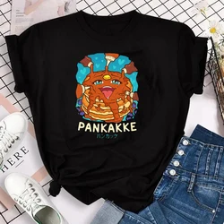 Zabawny niegrzeczny smakosz kalambur Kawaii Pankakke japoński naleśnik koszulka Harajuku mężczyzn Plus rozmiar T-shirty topy plażowe koszula główna ulica