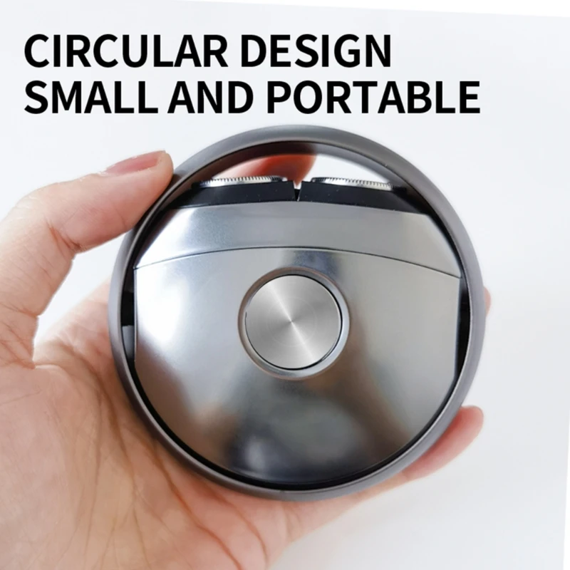 M2EE Alat Cukur Perjalanan Listrik Portabel Pisau Cukur Elektronik Pria USB Isi Ulang Tanpa Kabel