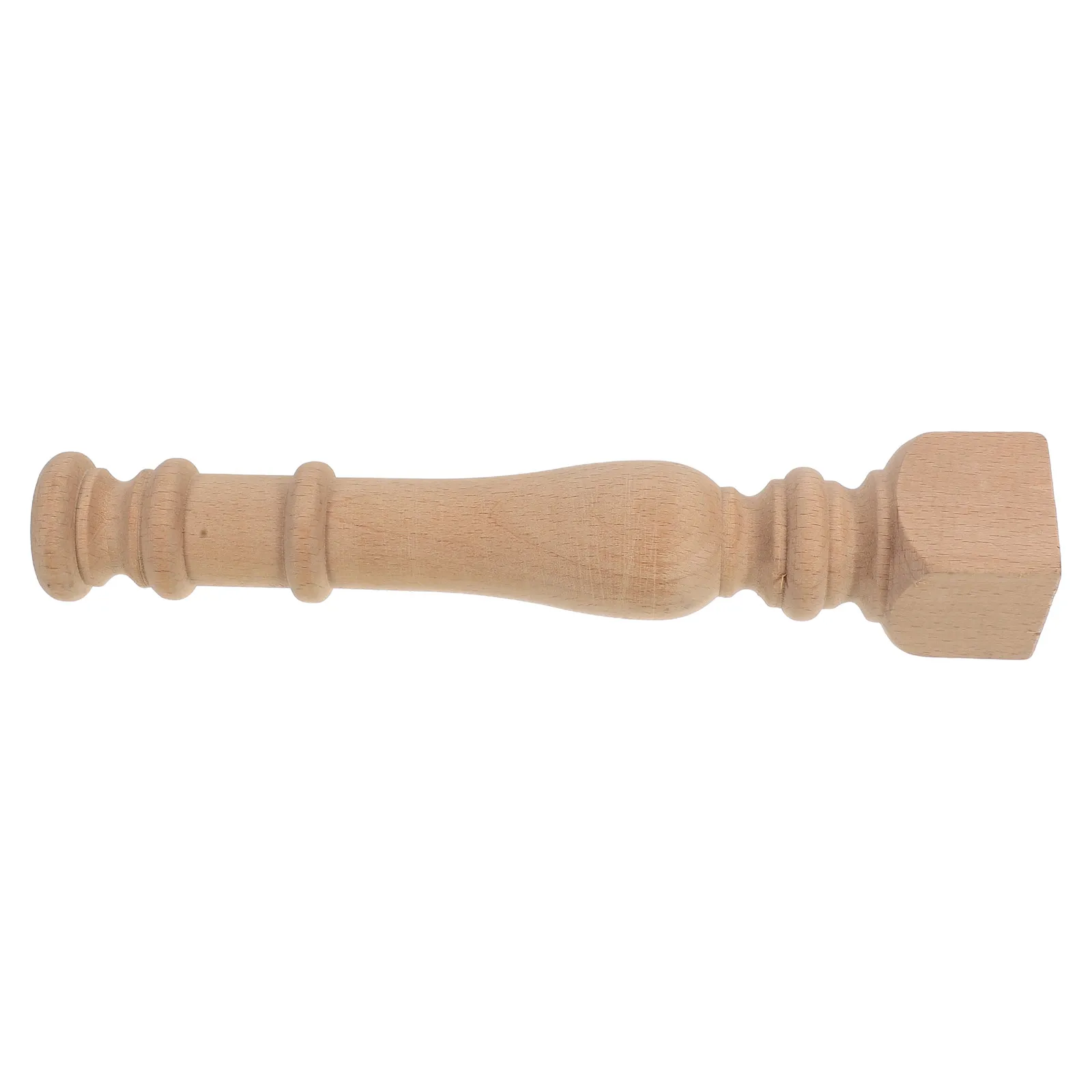 

Solid Wood Spindles Wine Column Head Accessories Decorative Railings Home Commercial Unpainted