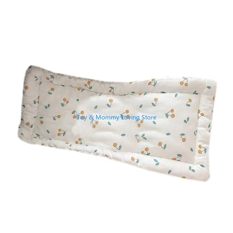 

Y1QF Baby Strollers Cushion Autumn Winter Bean Cotton Pad for Warmth Double-Sided All Season Universal Pram Mat