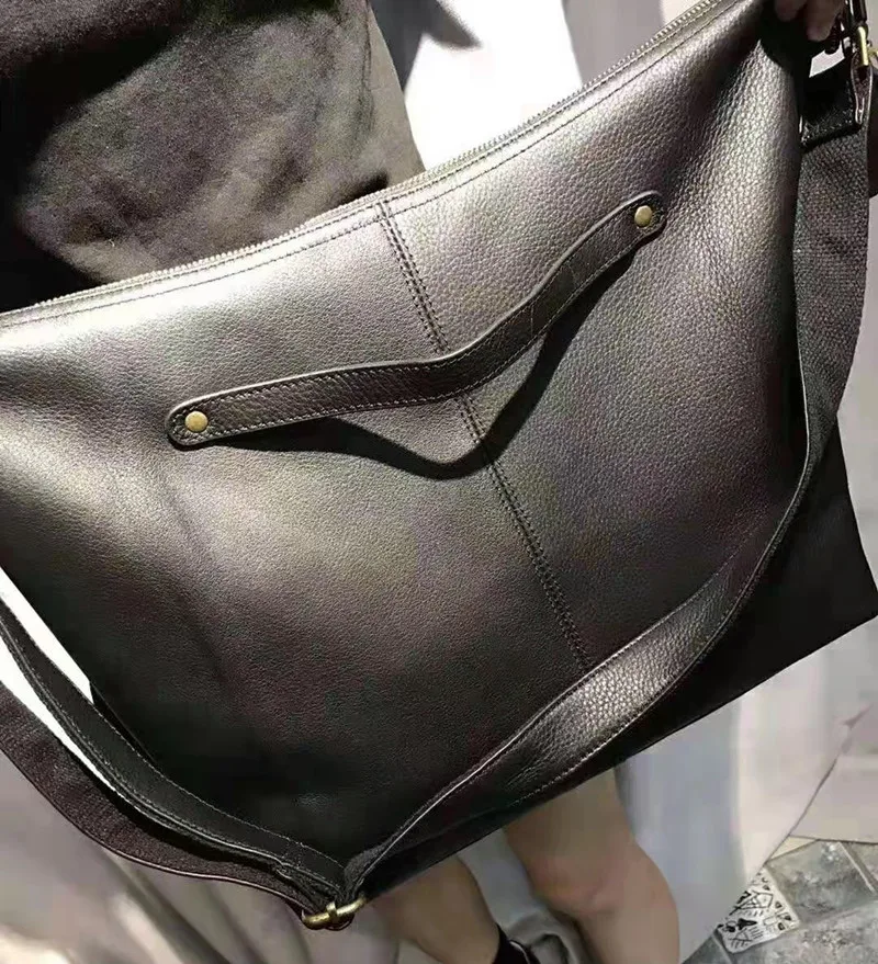 Women Handbags Genuine Leather Bags 2023 New Casual Big Capacity Lady Shoulder Crossbody Purse High Quality Soft Skin Ladies Bag