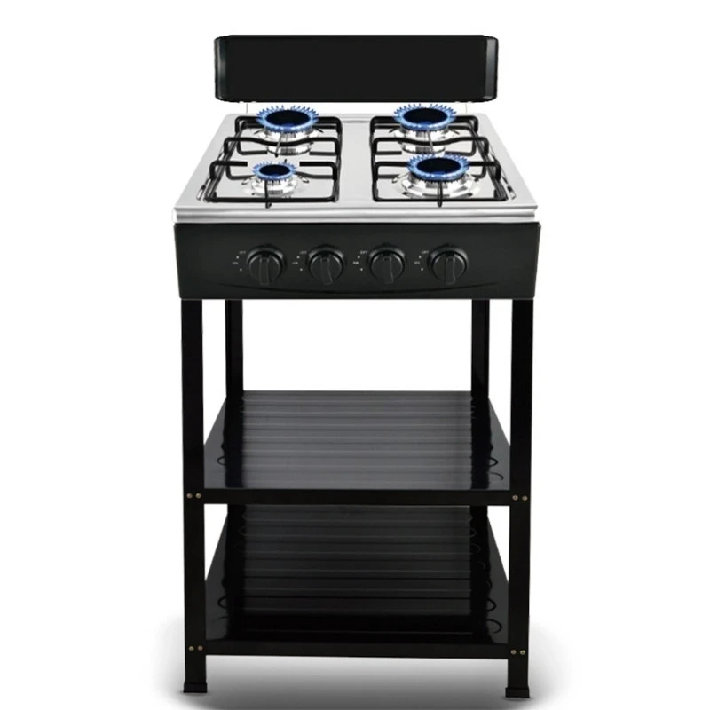 Vertical gas stove split type with tripod four-eye desktop simple