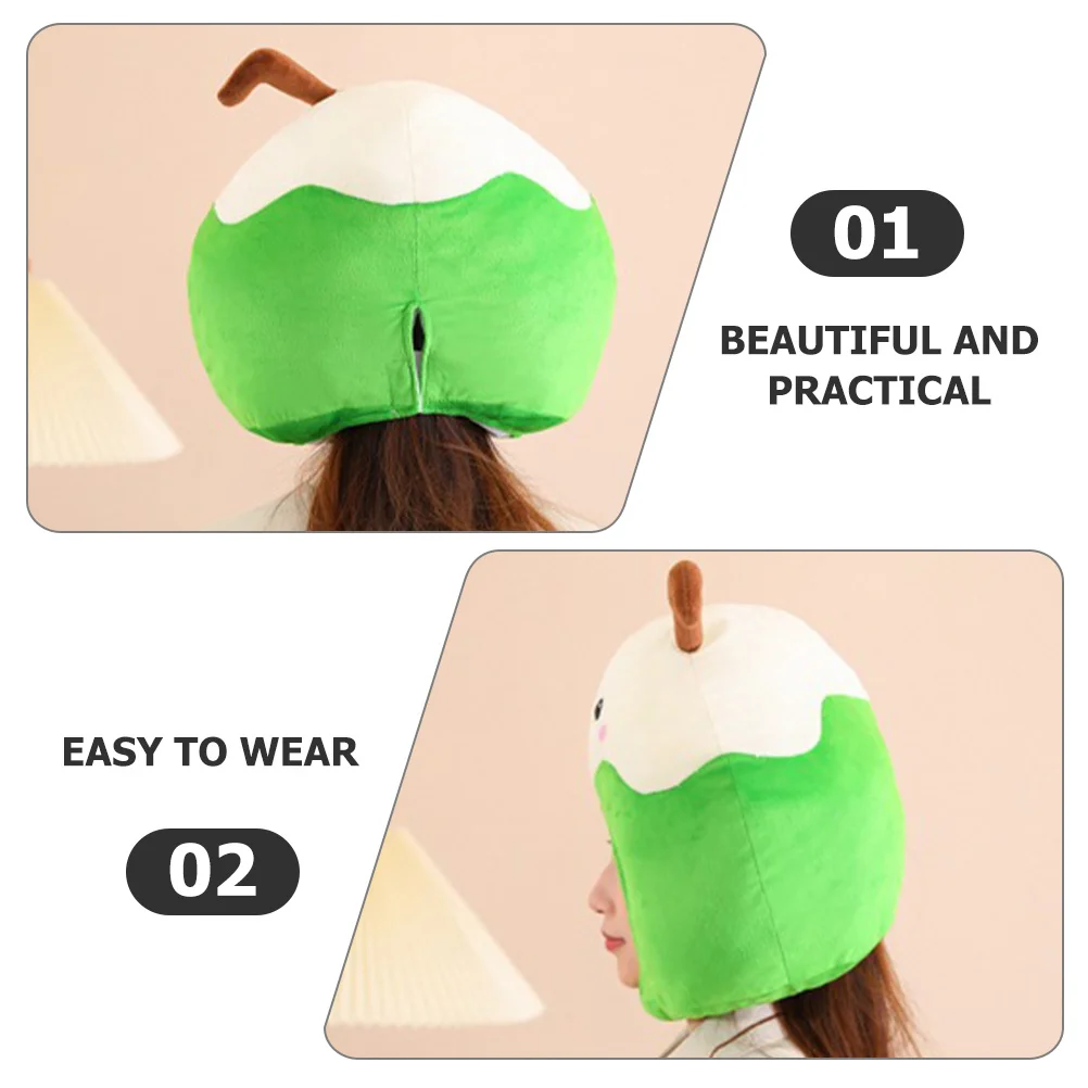 1 ピース漫画の形の帽子帽子ソフトで快適なフェスティバルコスプレアクセサリー装飾パーティーウェア写真小道具大人子供のため