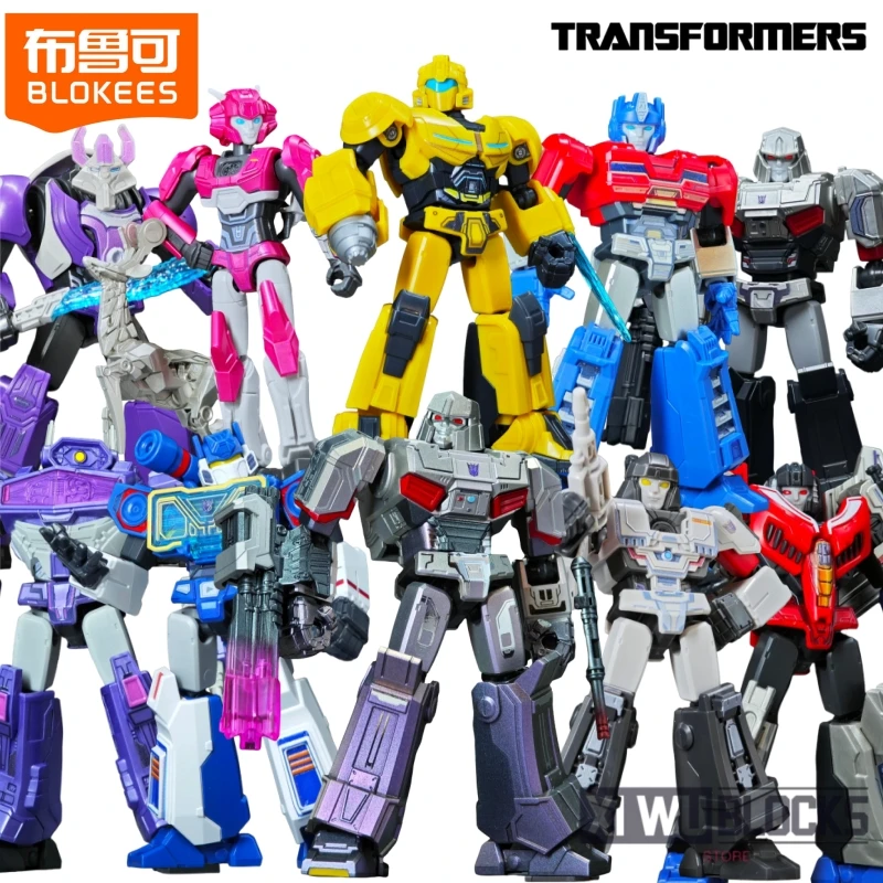 

BLOKEES Трансформеры GALAXY ВЕРСИЯ VII Megatron Soundwave Optimus Prime Elita One Bumblebee Подвижная модель игрушки в подарок