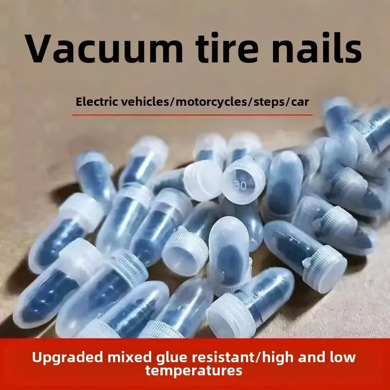 

Quick Repair Tool For Car And Motorcycle Tire Patching Glue Mushroom Nail Vacuum Tire Patching Nail Electric Car Accessories
