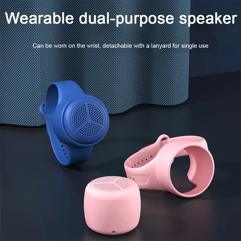 

Wearable Bluetooth Speaker Waterproof Sweatproof Sports Watch Speaker Support TF Card Answer Call Bracelet Speaker Gift