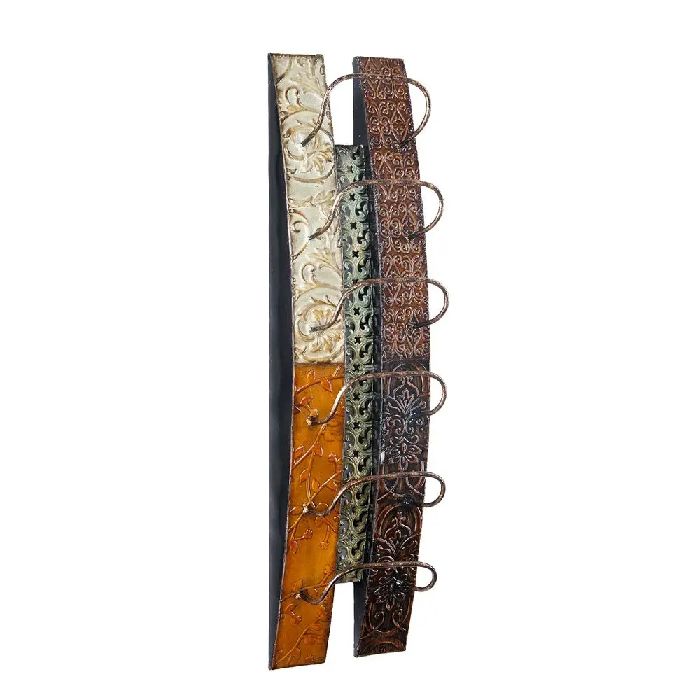 

Adriano Wall Mount Storage Wine Rack, 7.5 x 7.25 x 25 inches, Multicolor