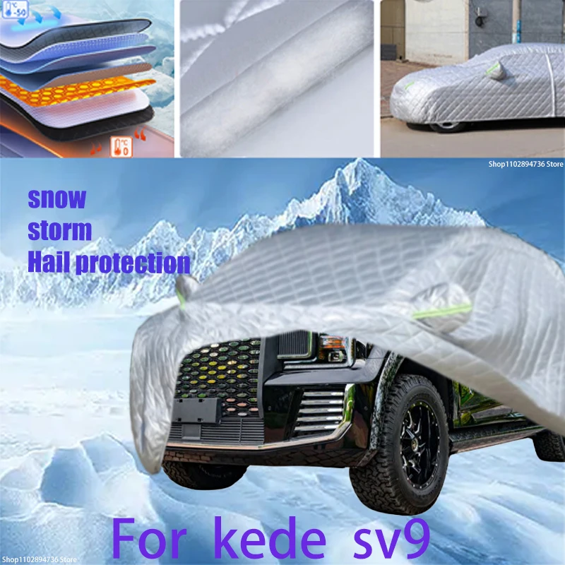 

For kede sv9 Outdoor Cotton Thickened Awning For Car Anti Hail Protection Snow Covers Sunshade Waterproof Dustproof