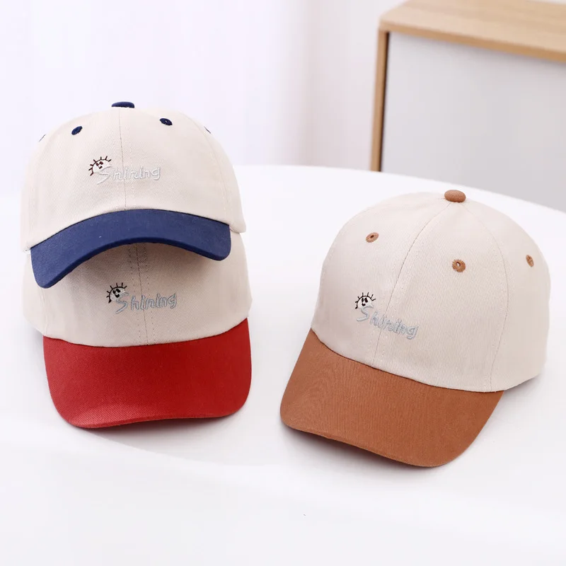 Embroidered Letter Baby Baseball Cap for Boys Girls Spring Autumn Kids Caps Outdoor Travel Casual Children Accessories 2-6Y