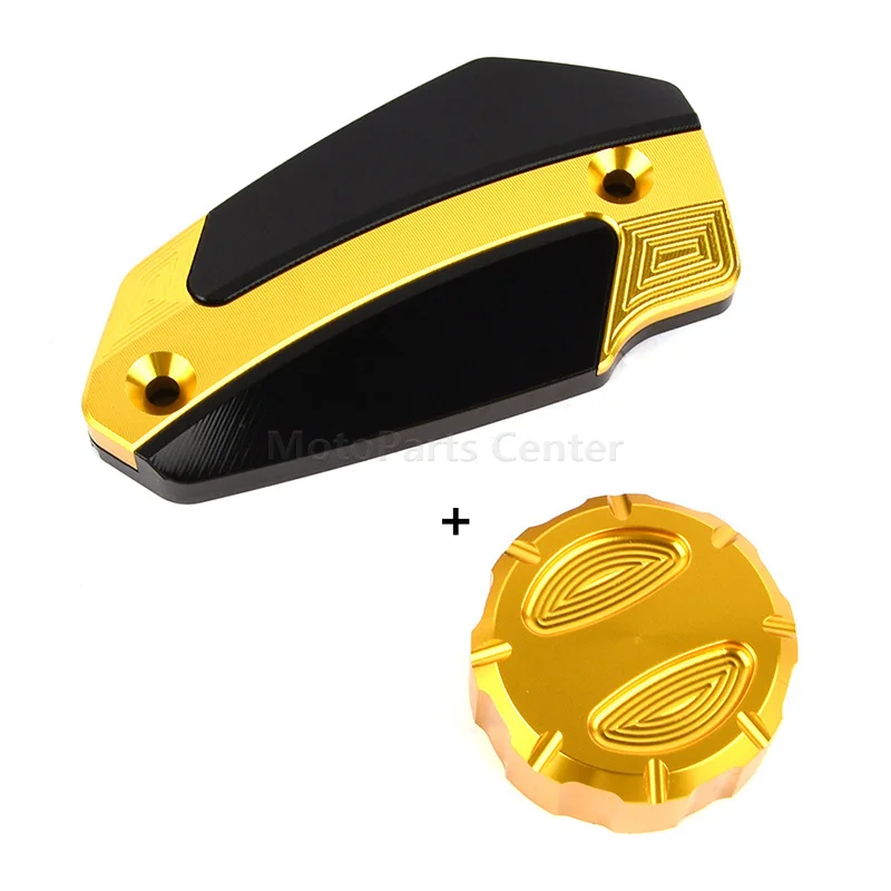 Front & Rear Brake Fluid Reservoir Cap Brake Master Cylinder Cover for KAWASAKI Ninja ZX-25R ZX25R SE 2020 2021