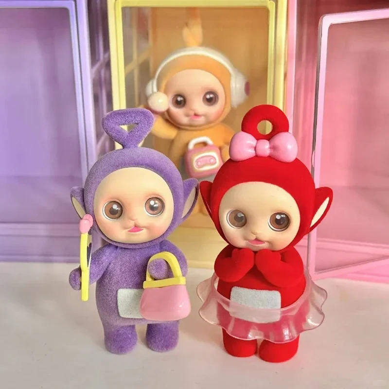 MINISO Teletubbies Showcase Series Blind Box Toy Cute Tinky Winky Dipsy Laa Laa Po Doll Mystery Box Girl Birthday Surprise Gifts