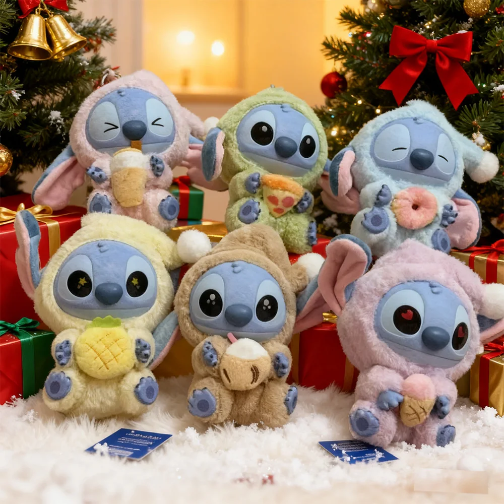

Слепая коробка Disney Stitch «Eat Before Sleep» — милый виниловый плюшевый кулон, загадочная коллекционная игрушка, Рождественский подарок