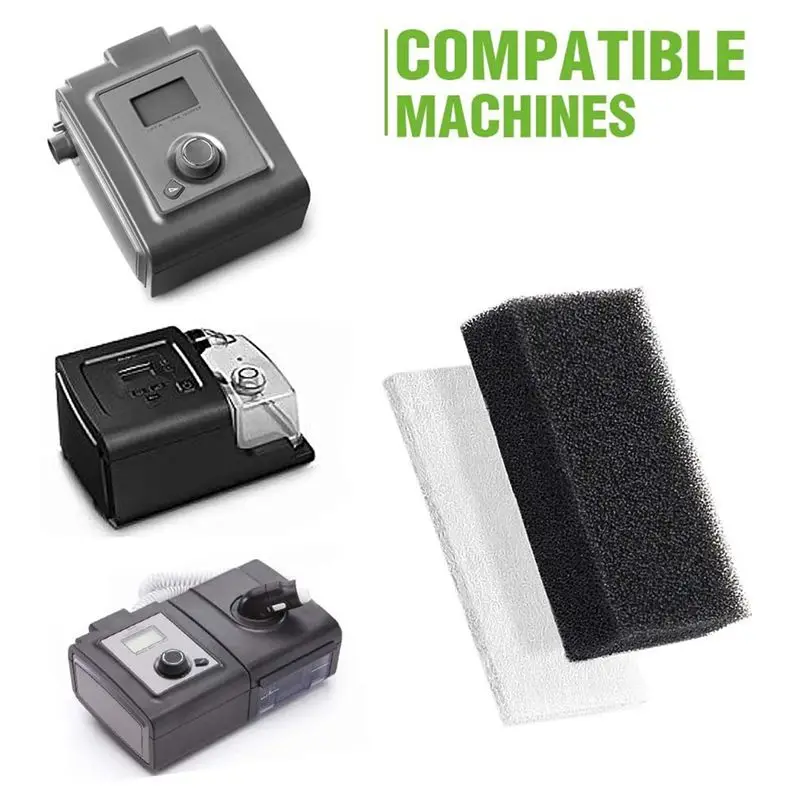 B83B-250PCS CPAP Filters For Respironics Premium Foam Filter And Ultra Fine Filters Respironics M Series