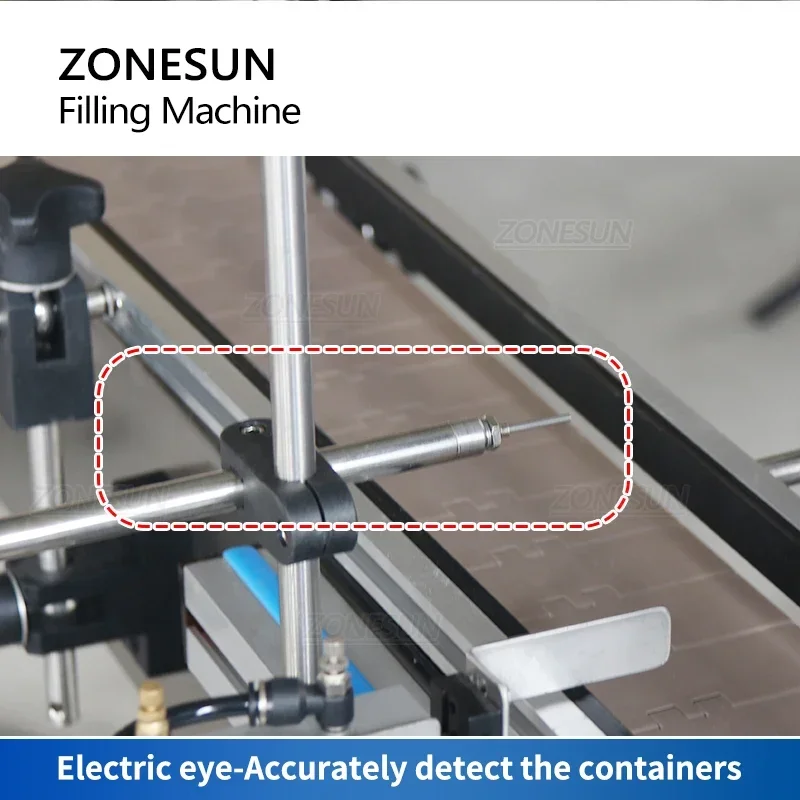 ZONESUN ZS-SV4HS máquina de llenado de líquidos automática 4 cabezales Servo bomba de pistón jugo bebida botella cosmética cuantitativa