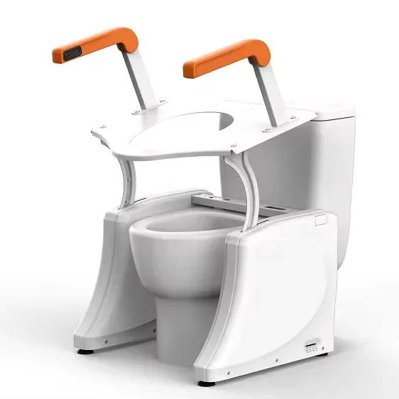 JIECANG JC35LT1 Load 160kg Elder-care Metal Frame Height Adjustable Electric Toilet Lift for Family Bathroom