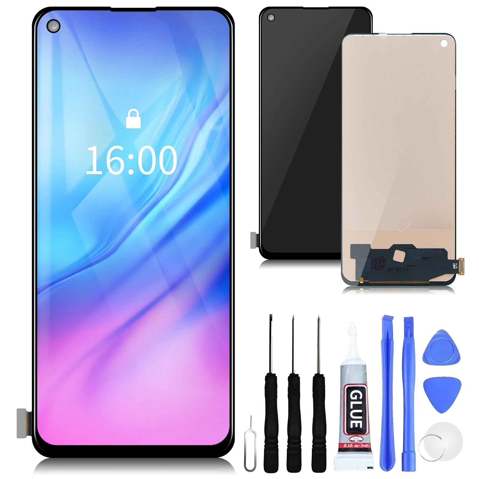 6.43 "Voor Oppo A74 4G Cph2219 Lcd Touchscreen Digitizer Assemby Vervanging Voor Oppo A74 4G Display Met Frame