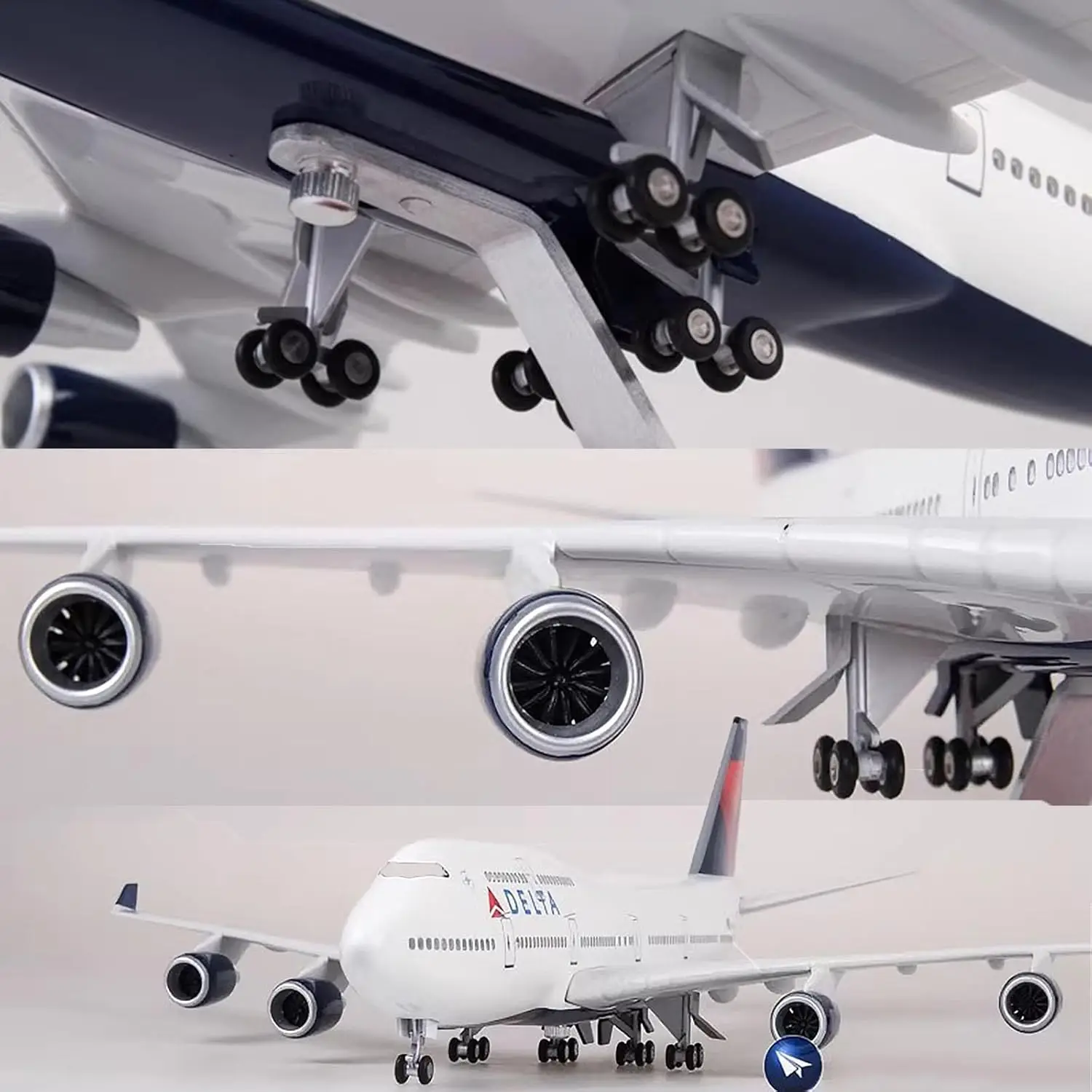 47CM 1:150 Scale B747 Delta Air Lines 747 Airplane Model Aircraft