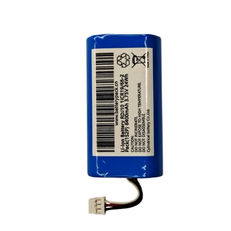 New RDJ10 3.75V 6400mAh 24Wh Li-ion Hard Drive Box Battery with 6-wire Plug Rechargeable Battery Pack