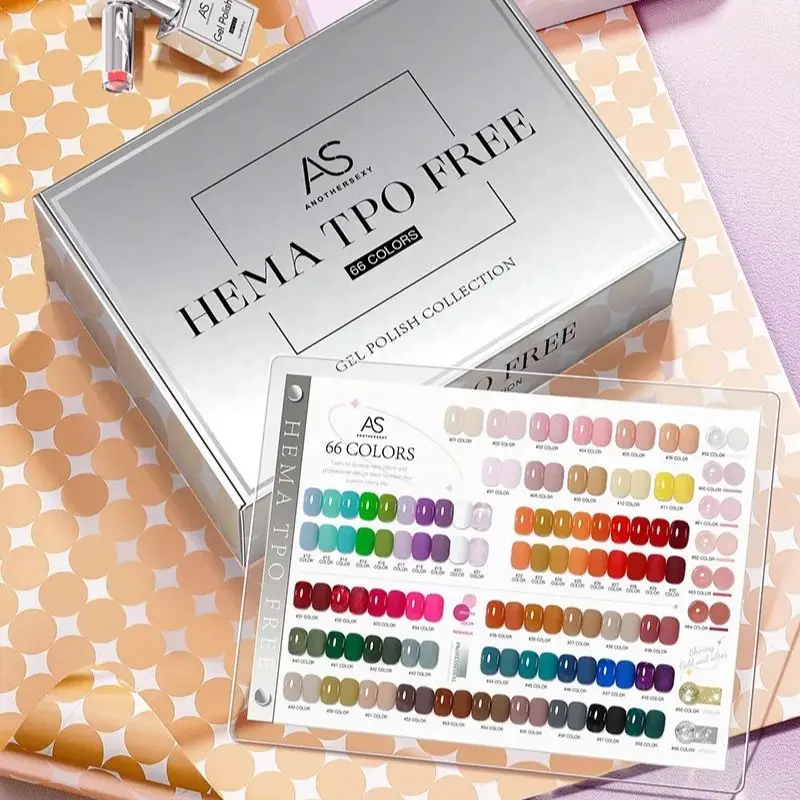 66 couleurs HEMA gratuit TPO Gel vernis ensemble tremper Gel avec nuancier 15ml haute qualité manucure bricolage vernis Kit Art Gel
