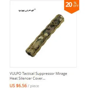 7''/18cm Taktische Tarnfarben-Schalldämpferabdeckung Airsoft Schalldämpfer-Schutzabdeckung Suppressor-Abdeckung ﻿ – Detail 5