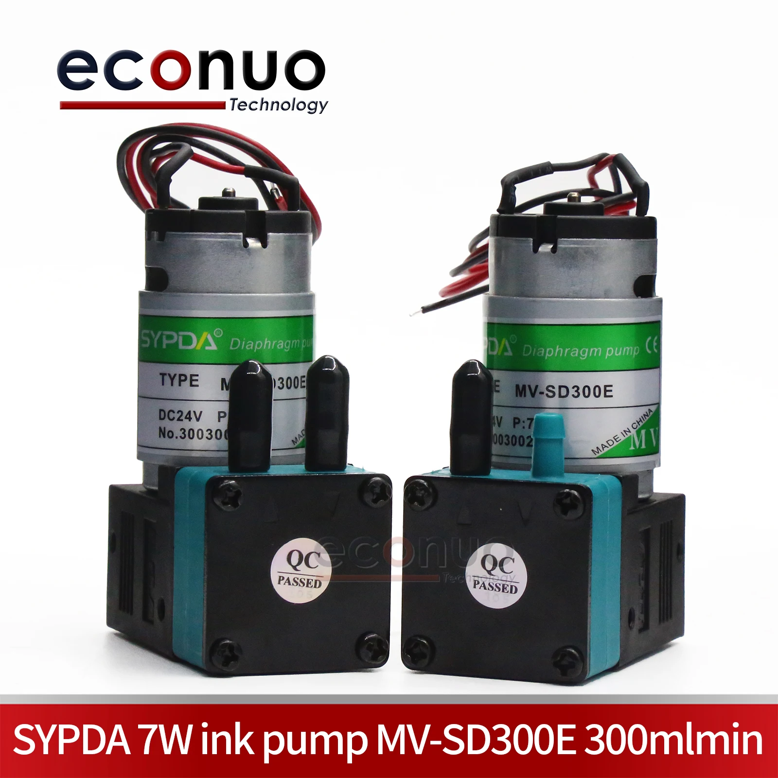 SYPDA 7W 24VDC 300mlmin Big Ink Pump MV-SD300E SPYDA Big Ink Pump for Infiniti / Crystaljet / Gongzheng Inkjet Printers