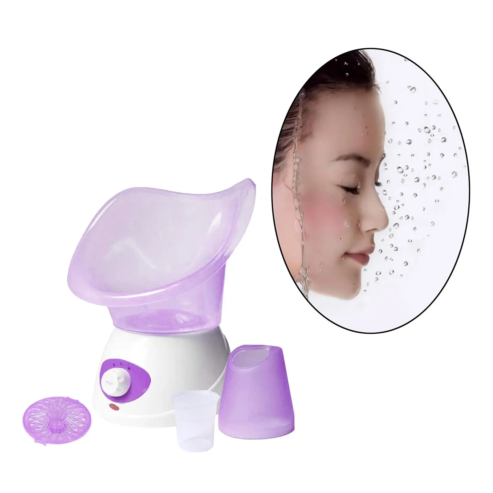 Beauty Face Steaming Device vaporizzatore facciale, Nano Ionic Cleaner macchina per la pulizia del viso strumento per la cura della pelle spina europea